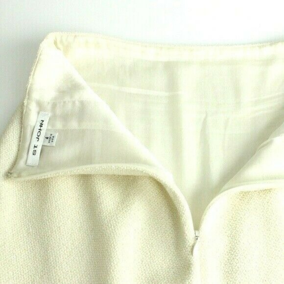 St. John Fitted Pencil Skirt Boucle Knit NEW LABEL - Picture 2 of 4
